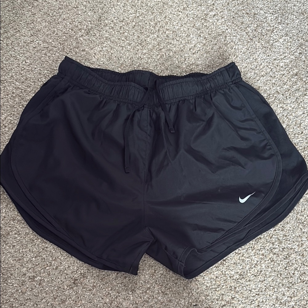 Nike Black Athletic Shorts Lightweight Elastic Waist